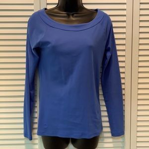 Ralph Lauren beautiful blue cotton top.  Size Med